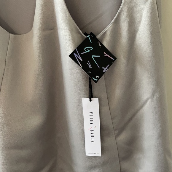 Nasty Gal Vintage Naomi Metallic Dress – NWT | S - Picture 6 of 7